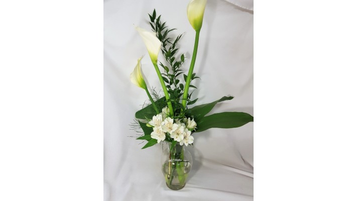 Fleurs stylisées dans un vase PP 001